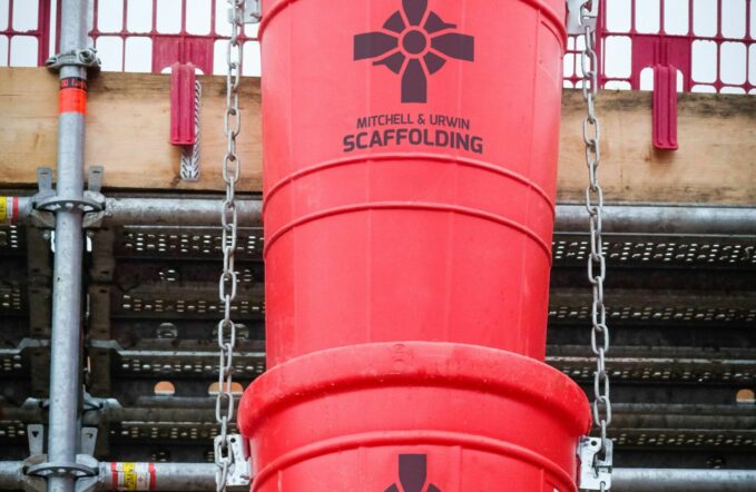 Scaffolding Waste Shoot